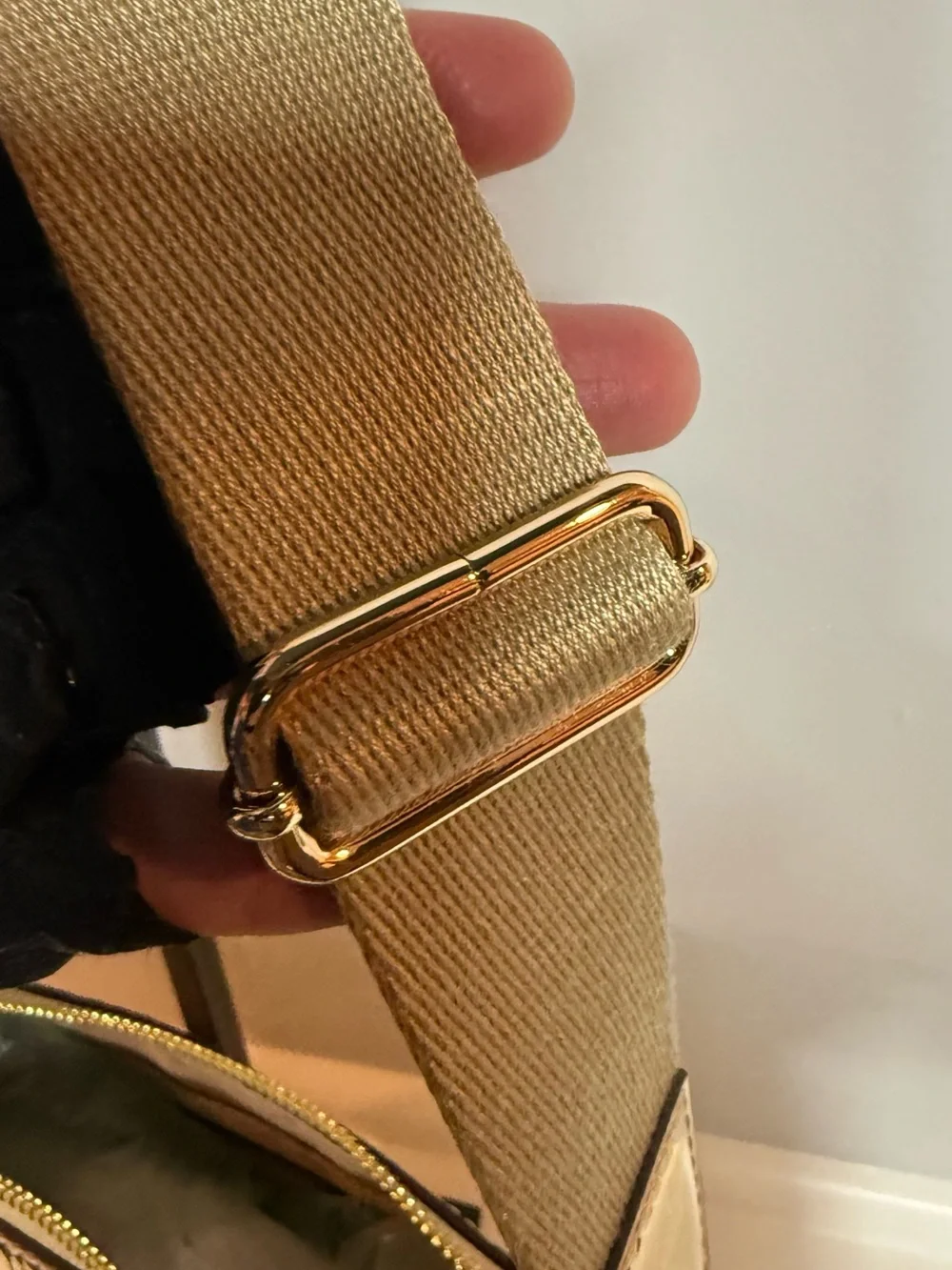 Michael Kors Jet Set Small Metallic Logo Debossed Crossbody Bag